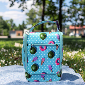 Wilson Sturdy Insulated Polyester Snack Organizer Bento <b>Box</b> Zipper Closure PEVA Lining School Kids Office Women Picnics Work - Product Image 5