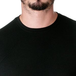 T-shirt pour homme à la mode, manches courtes, col rond, vente en gros, OEM, décontracté, 100% coton, qualité d'exportation, logo personnalisé - Product Image 2
