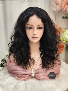 Top Selling 13x4" Frontal <b>Wig</b> with 100% Raw Silk Base Full Cuticle Best Quality 2025 Wholesale Price 100% Raw Human Hair <b>Wigs</b> - Product Image 4