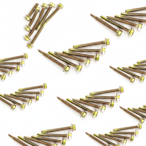 PDC Class 8 Carbon Steel Hex Head Self-Drilling <b>Screw</b> Standard Thread <b>Galvanized</b> Zinc/Phosphate Coating Inch Measurement - Product Image 1
