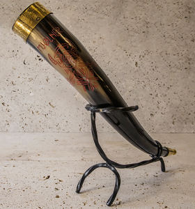 Authentic Eco-Friendly Love Viking <b>Drinking</b> <b>Horn</b> for Beer High Quality Organic Material Polished <b>Horn</b> Home Decoration Souvenir - Product Image 3