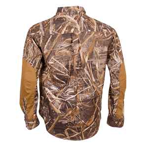 Chemise de chasse d'été personnalisée brodée en toile respirante à manches courtes en polyester imprimé animal pour la chasse au cerf - Product Image 6