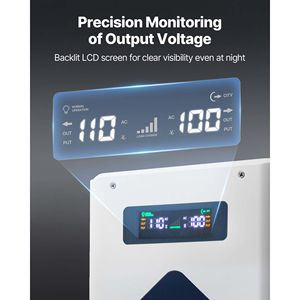 Convertitore di Tensione Industriale 3000VA 220V/110V con 2 Prese USA e USB, Potenza Nominale 1000W, Uscita AC 220V - Product Image 5