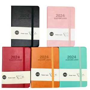 Carnet de poche à motifs graphiques personnalisés, Mini Journal à lignes, petit carnet de notes à couverture rigide, 2024