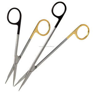 Tijeras de Tenotomía Quirúrgicas de Precisión Stevens World, Rectas, de Carburo de Tungsteno, Súper Afiladas, con Anillos Dorados y Negros, para Microcirugía - Product Image 6