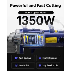 Tagliatrice Idraulica Elettrica Portatile da 1350W per Barre d'Armatura, Tempo di Taglio 4,5 Secondi per 7/8 Pollici # Nucleo Ingranaggio per Tondino da 7,4,22 mm, Nuovo - Product Image 3