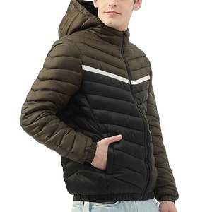 Buy high quality <b>Light</b> Weight Casual Outdoor Autumn Zipper Hooded Puffer <b>Jackets</b> 2025 - Product Image 2