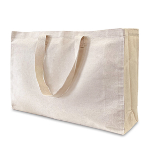 <b>Large</b> <b>Canvas</b> Tote <b>Bag</b> with Top Handle for Daily Shopping Use - Product Image 5
