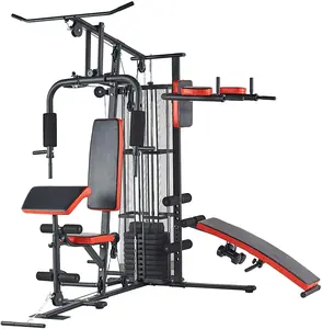 Hot Customized integrated Fitness Gym Weight power lifting Equipment Multi functional Muscle Machines Steel Commercial Stations