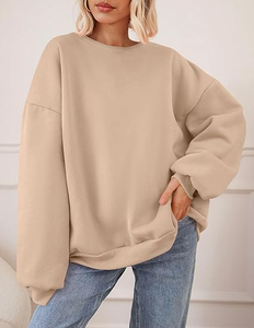 Sweat-shirts et sweats à capuche pour femmes, tendance, personnalisés avec logo imprimé, unis, décontractés, pour l'hiver chaud, confortables et stylés. - Product Image 1