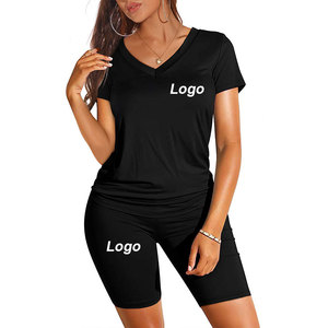 Ensemble deux pièces décontracté moderne pour femme, été, uni, 100 % coton, écologique, respirant, avec fermeture éclair, col montant, élégant, confortable, léger - Product Image 4
