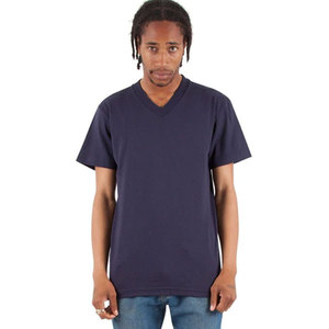 T-shirt col en V personnalisé style Shaka Wear 6.2oz en coton épais, streetwear uni, manches courtes, vente en gros, t-shirts vierges en vrac Shaka Wear - Product Image 1