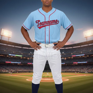 Uniforme de Béisbol Transpirable de Color Personalizado, Nuevo Diseño, Según la Demanda del Cliente, en Venta 2026, 100% Poliéster - Product Image 6