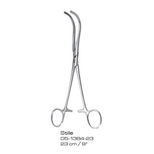 Pinces hémostatiques Stille 23 cm (9 pouces) en acier inoxydable, manuelles, pour chirurgie générale, certifiées CE - Product Image 5