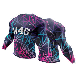 Maillot de sport léger et sans couture pour homme Wear 4 Games, imprimé sur mesure, 100 % polyester extensible, antibactérien - Product Image 1