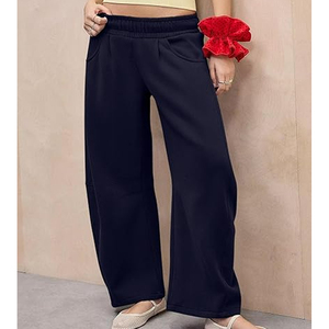 Pantalones Holgados para Mujer al por Mayor, Pantalones Deportivos de Pierna Ancha, Ropa Urbana, Joggers, Impresión de Logotipo Personalizado, Bordado, Proveedor OEM - Product Image 4