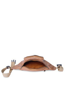 Sac banane unisexe en cuir véritable avec sangle réglable, pochette multi-compartiments pour les voyages, les activités de plein air et l'usage quotidien - Product Image 5