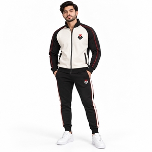 Survêtement d'entraînement léger pour homme, tenue de sport haut de gamme, tissu extensible doux, confortable et respirant, adapté pour le fitness - Product Image 4
