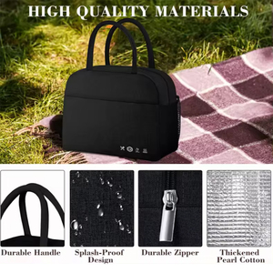 Wholesale Portable Thermal Insulated Lunch Box Tote <b>Cooler</b> Handbag Lunch Bags for Adult Convenient Box Tote Food Bags <b>Cooler</b> Bag - Product Image 6
