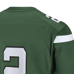 Jersey de Fútbol Americano Anti-UV de Moda para Unisex, Cuello en V, Color Verde Sólido, Diseño Clásico, Camiseta de Fútbol Americano para Hombre - Product Image 5