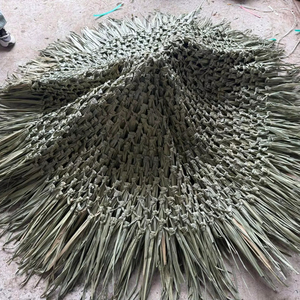 Housse de parasol pliable en chaume 2,1 m, installation facile, utilisation extérieure, du Vietnam - Product Image 1