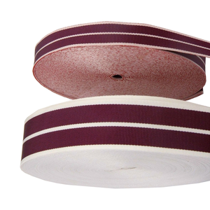 Wholesale Custom Blue & White Striped Ribbon Trim Grosgrain Ribbon for Uniform Accessories - Product Image 3