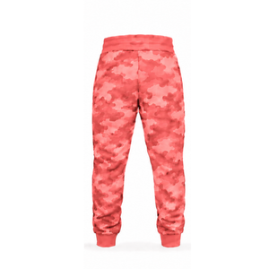 Unisex Coral <b>Pink</b> Camouflage Tracksuit Full Zip <b>Hoodie</b> with Drawstring Jogger Pants Two Piece Casual Athletic Streetwear Outfit - Product Image 4