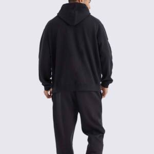 Sudadera con Capucha Gótica Vintage Lavada para Hombre, Tallas Grandes, Forro Polar de Invierno, Estampado Trasero, Estilo Urbano, MOQ Bajo - Product Image 4