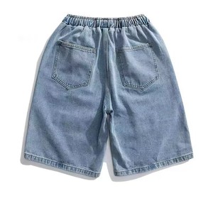 Shorts en jean taille mi-haute pour femme, style décontracté streetwear Y2K, avec ceinture, 100% coton, prix direct fabricant, vente en gros - Product Image 2