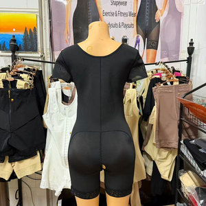 Venta al por mayor Fajas Colombianas Bodysuit Jumpsuit Panties Body Shaper Slimming Fit T Shirt Top Seamless - Product Image 4