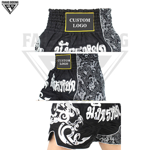 Vêtements d'arts martiaux imprimés, 100% polyester, sur mesure, prix de gros, qualité supérieure, vêtements de combat, shorts de Muay Thai - Product Image 6
