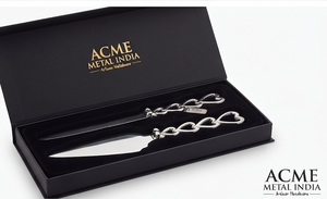,irror Silver Heart Handle Cake Server And Knife Set Stainless Steel Mirror Polish For Table Decor Events Cafe And <b>Gift</b> <b>Hampers</b> - Product Image 4