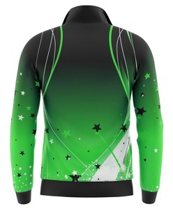 Chaqueta de Danza Personalizada para Niñas y Mujeres, de Spandex, Manga Larga, con Cierre, Diseño de Estrella Rosa, para Entrenamiento y Uso en Escenario - Product Image 4