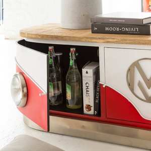 Meuble TV Vandana Cresta Lyra avec plateau en bois de manguier Combi - Product Image 3