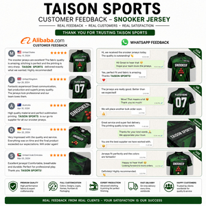 เสื้อโปโลสนุกเกอร์คุณภาพพรีเมียม 140 กรัม ผ้าโพลีเอสเตอร์ สีน้ำเงิน-ดำ ตัดต่อสีตัดกัน พิมพ์ลายดิจิตอลโลโก้ตามสั่ง ป้องกันการหดตัว ใส่ได้ทั้งชายและหญิง - Product Image 6