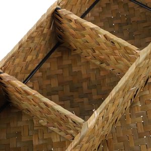 Best Seller Natural Rattan <b>Storage</b> <b>Basket</b> Eco-Friendly Box Woven Multifunction Organizing Remotes Cosmetic Drink/Food Desk Decor - Product Image 4