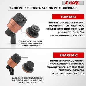 Bayan Dayan Dholak Uni-Directional Mridangam Mic Recording Live Stage Temple Classroom TABLA 2XP COPPEREX Strumento Indiano - Product Image 4