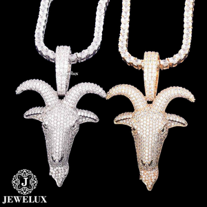 Colgante de Plata 925 de Primera Calidad, Estilo Hip Hop, Joyería de Lujo de Moda, Precio de Exportación Disponible - Product Image 1