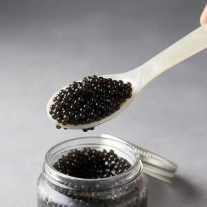 Cuchara de Nácar para Caviar, Juego de Cucharas Hechas a Mano con Conchas Naturales para Postre, Café, Té, Vajilla de Lujo Ecológica - Product Image 1