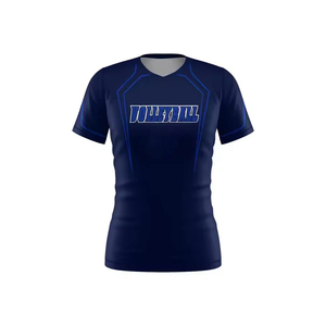 เสื้อวอลเลย์บอลราคาส่งสำหรับผู้ชายและผู้หญิง สวมใส่ได้ ออกแบบลายพิมพ์แบบซับลิเมชั่นตามสั่ง บริการ OEM - Product Image 1