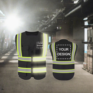 Gilet de sécurité réfléchissant réversible haute visibilité pour travaux routiers, gestion du trafic, entrepôt, usage estival et décontracté - Product Image 4
