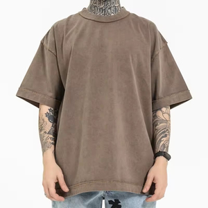 Camiseta de Algodón 100% con Estampado de Anime Vintage para Hombre, Estilo Harajuku, Ropa Urbana de Verano, Manga Corta, Corte Regular, Informal - Product Image 1