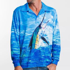 Chemise de pêche à manches longues avec impression personnalisée, logo, protection solaire UPF50+, séchage rapide, impression par sublimation, polo de pêche - Product Image 4