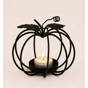 Portavelas de Hierro Hecho a Mano para Velas de Té, Decoración Navideña para Mesa - Product Image 1