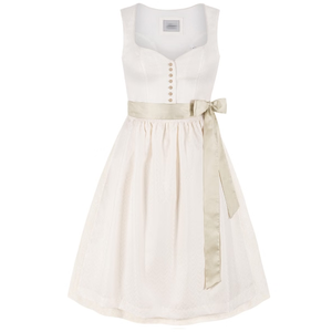 Robe midi trapèze blanche en coton pour femme, manches courtes à volants, col festonné, taille naturelle, ceinture en ruban, style décontracté d'été - Product Image 2