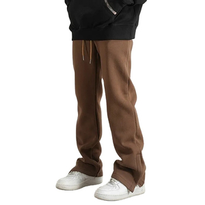 Pantalon en coton de qualité supérieure, coupe droite décontractée, pour hommes et femmes - Product Image 6