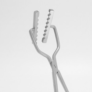 Ensemble d'instruments chirurgicaux, forceps à mâchoires dentées de 55 mm, en acier inoxydable, outil manuel, qualité ISO 13485 A+ - Product Image 2