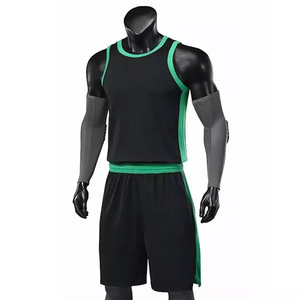 Ensemble de maillots de basket légers avec technologie de séchage rapide, assurant confort et flexibilité, grandes tailles OEM - Product Image 4