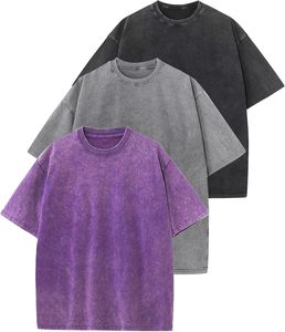 T-shirts basiques en coton Supima personnalisés de haute qualité à compression légère pour hommes et femmes - Product Image 2