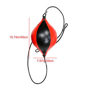 Custom Leather <b>Boxing</b> Speed <b>Ball</b> PU Speed Bag for MMA <b>Boxing</b> Kickboxing Training Manufacturer - Product Image 2